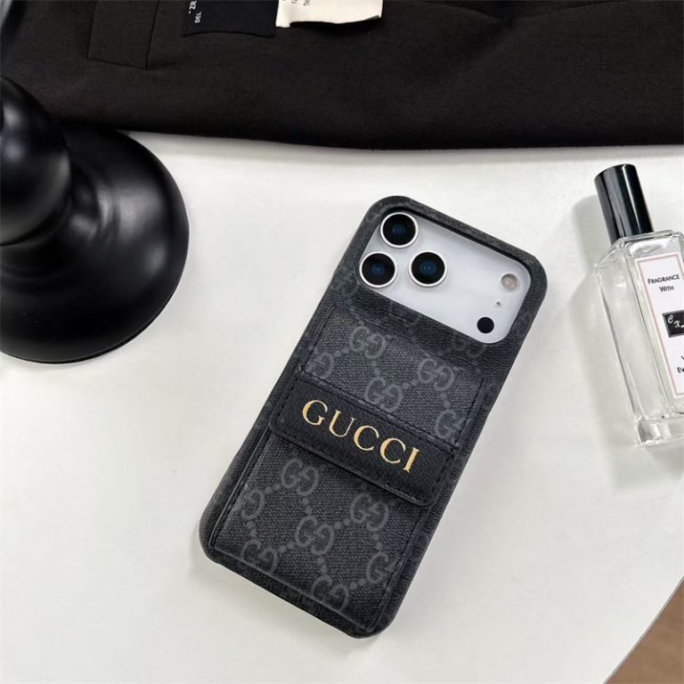 Gucci iPhone 18 Pro Case With Strap – Luxury GG iPhone Case - Serene