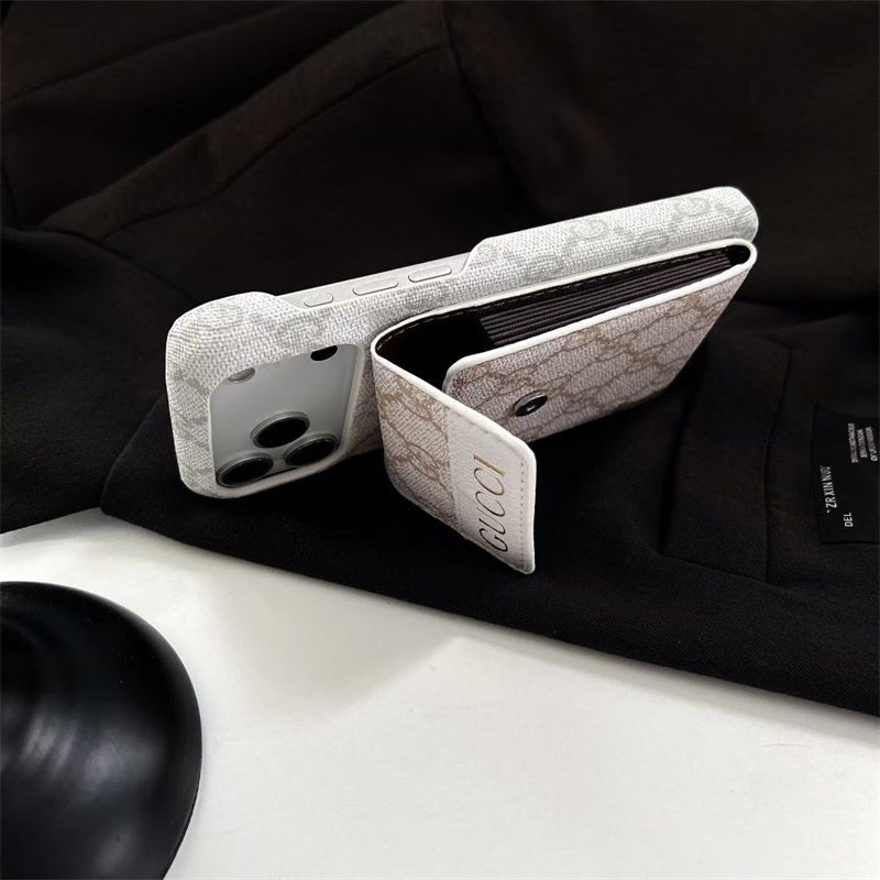 Gucci iPhone 18 Pro Case With Strap – Luxury GG iPhone Case - Serene