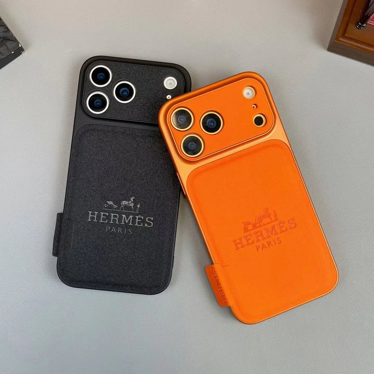 Orange Hermes iPhone 17 Pro Max Case – Luxury Hermes iPhone Case