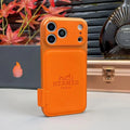 Orange Hermes iPhone 17 Pro Max Case – Luxury Hermes iPhone Case