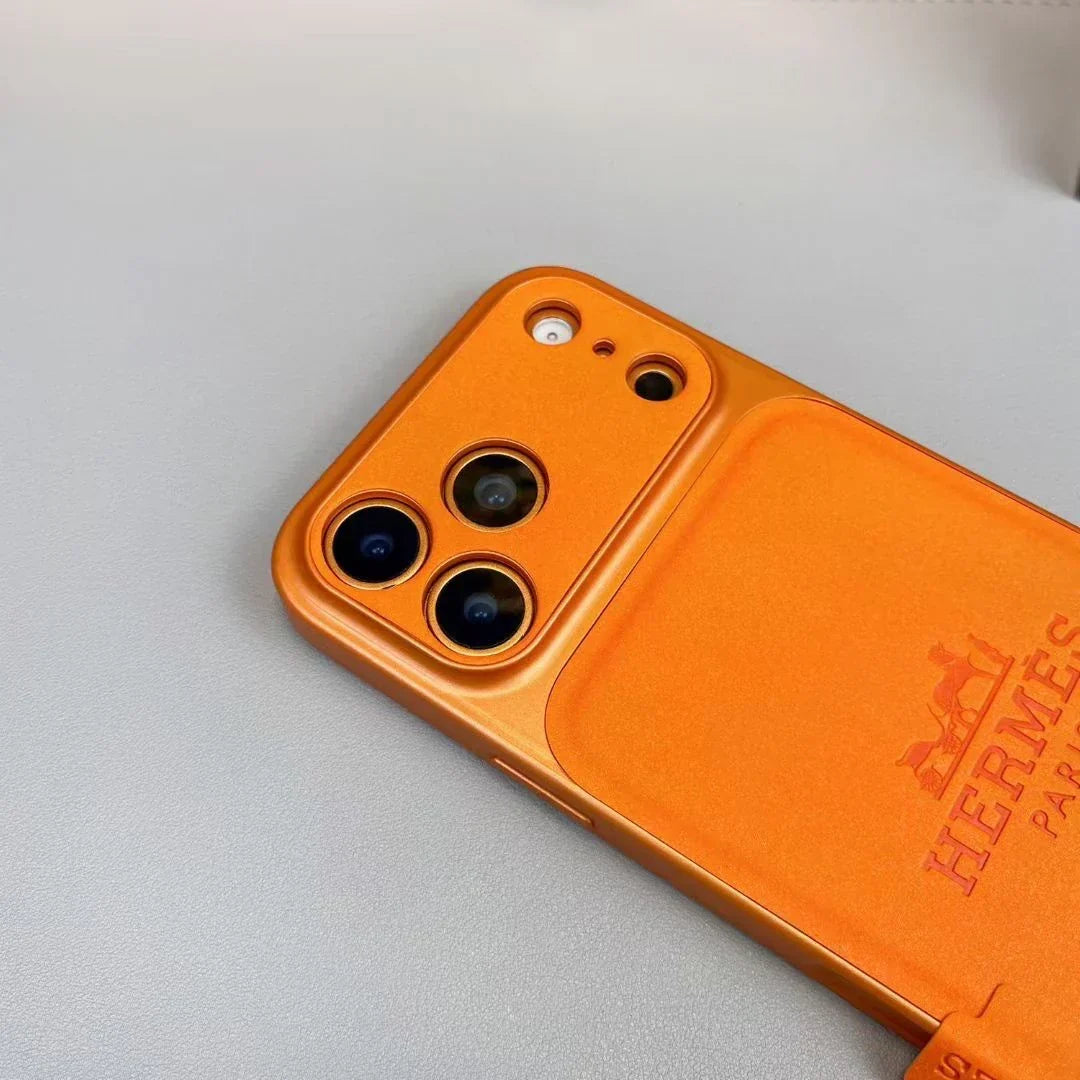 Orange Hermes iPhone 17 Pro Max Case – Luxury Hermes iPhone Case