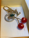Louis Vuitton Cherry Monogram Bag Charm Keychain
