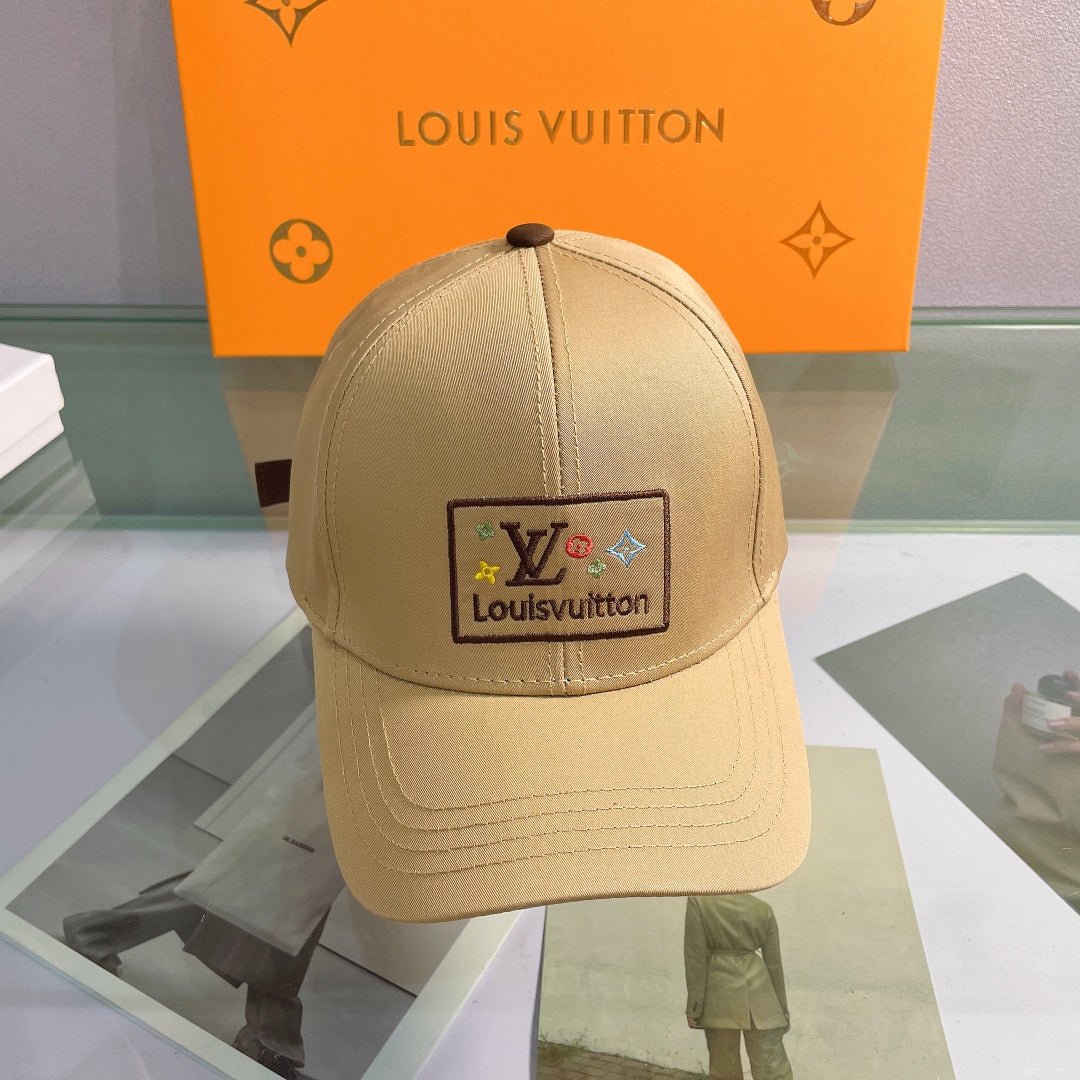 Louis Vuitton Embroidered Monogram Baseball Cap | Luxury Designer Hat - Serene