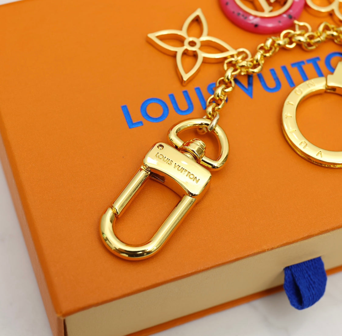Louis Vuitton Flower Charm Keychain