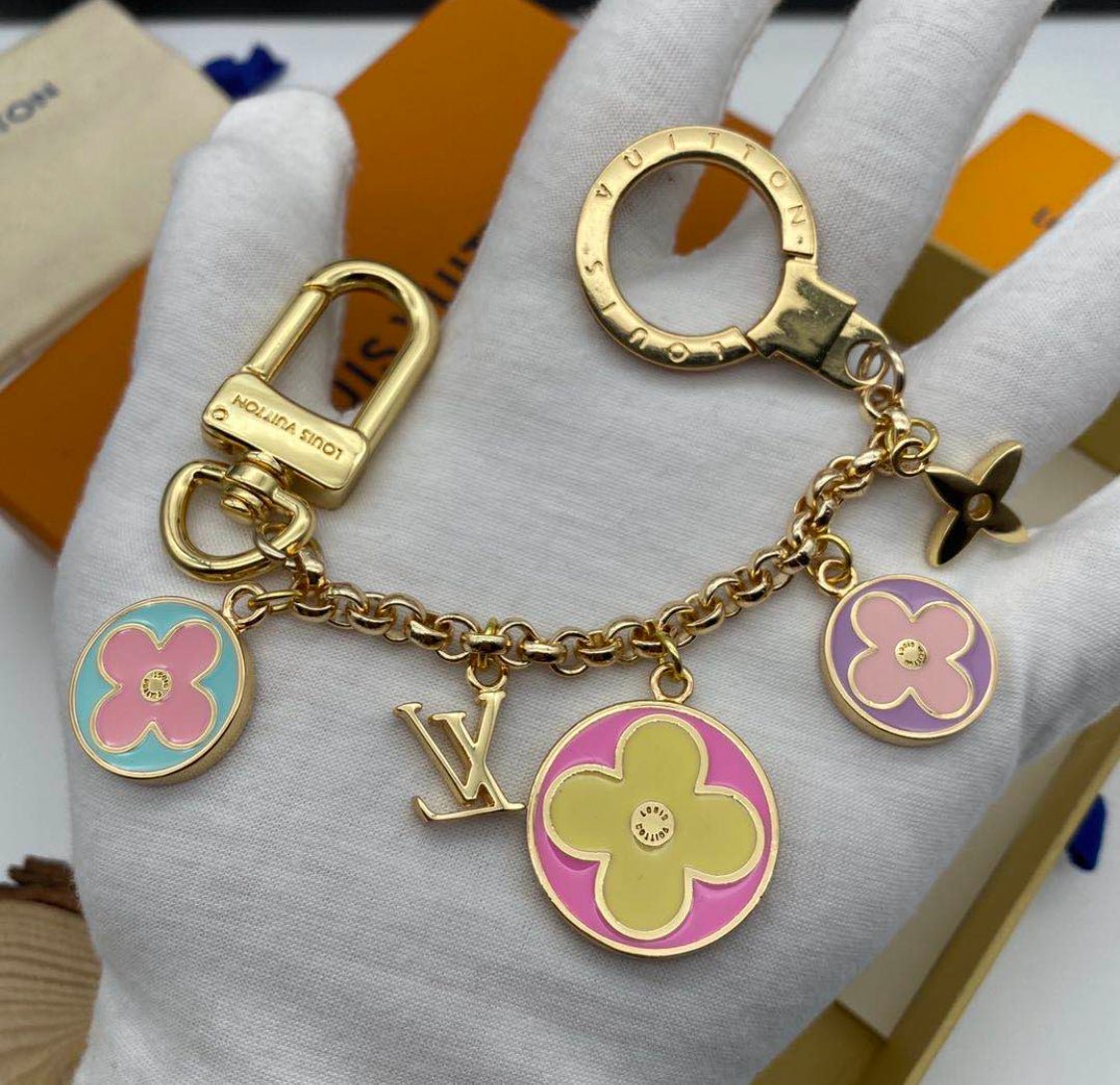 Louis Vuitton Flower Charm Keychain - Serene