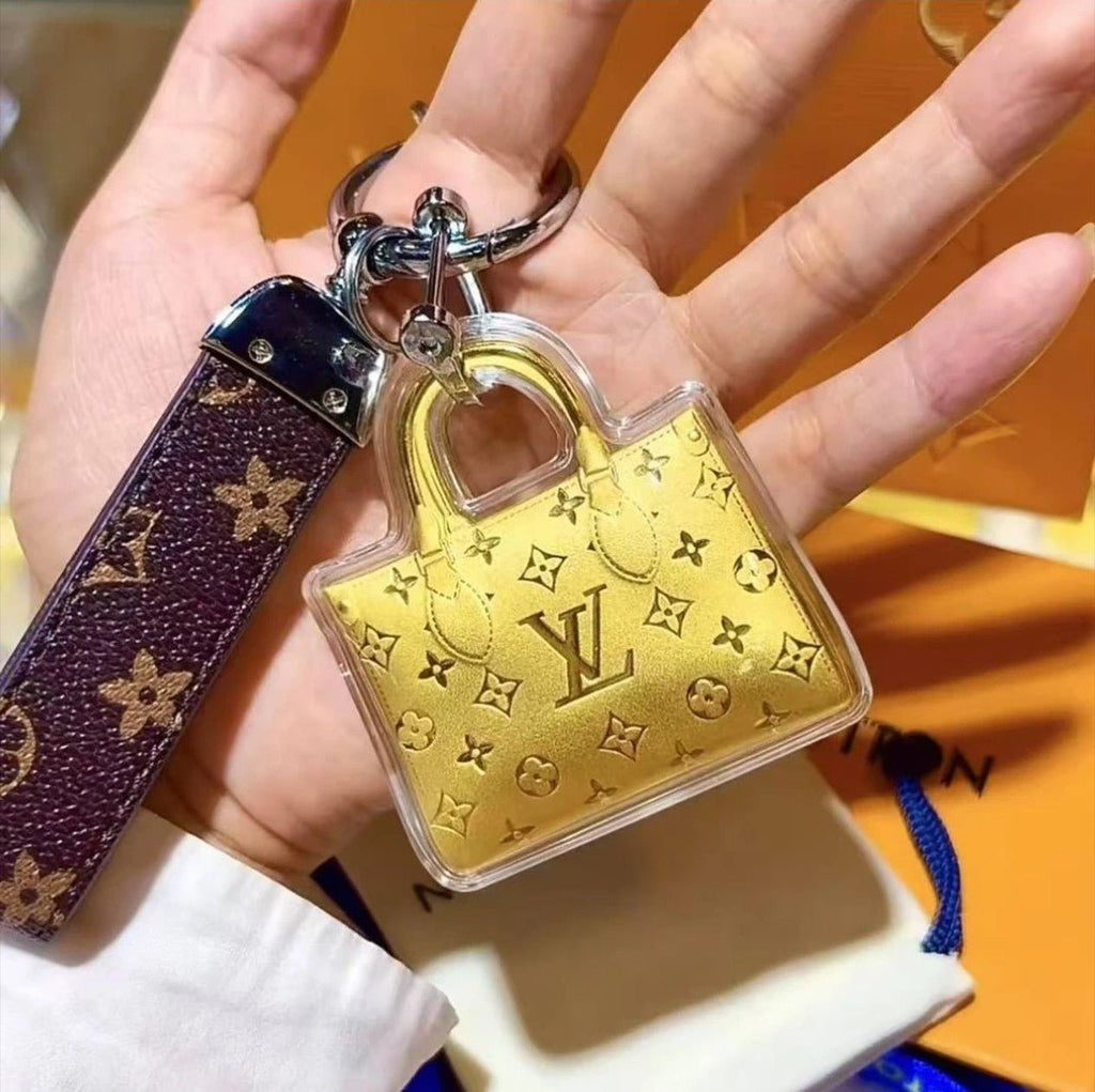 Louis Vuitton Gold Mini Bag Keychain - Serene