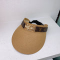 Louis Vuitton LV Monogram Straw Sun Visor for Women | Luxury Beach Hat - Serene
