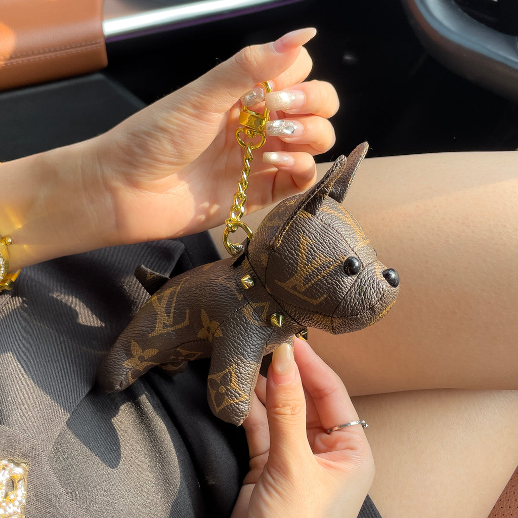 Louis Vuitton Monogram Puppy Keychain