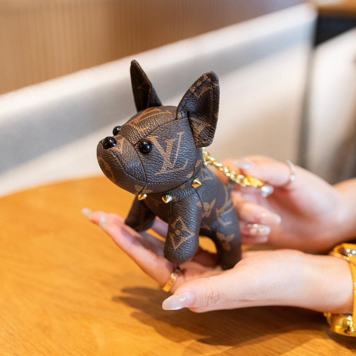 Louis Vuitton Monogram Puppy Keychain