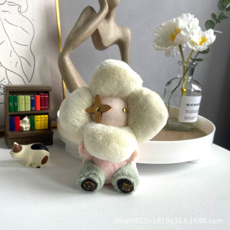 Louis Vuitton Sunflower Plush Doll Bag Charm Keychain - Serene