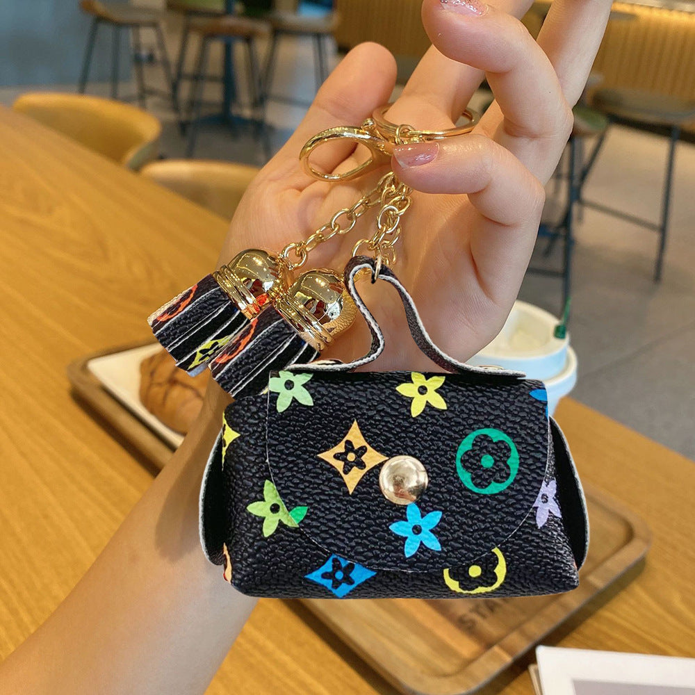 Louis Vuitton Tassel Coin Purse Keychain