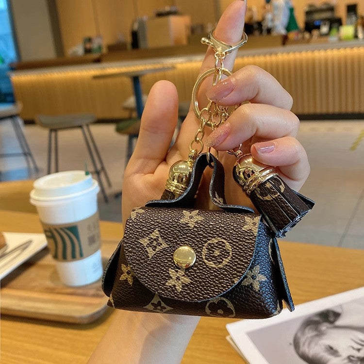 Louis Vuitton Tassel Coin Purse Keychain