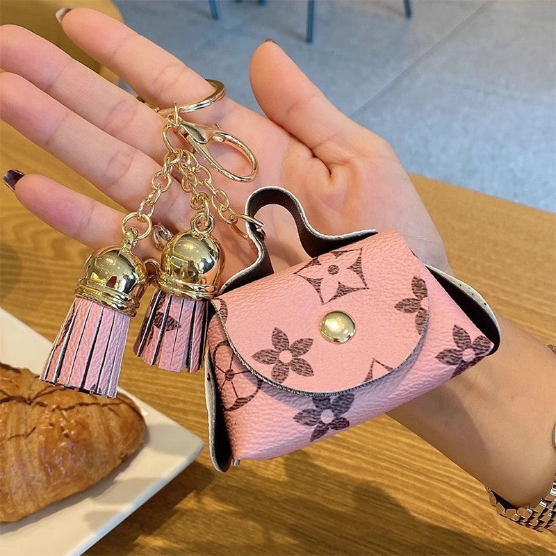 Louis Vuitton Tassel Coin Purse Keychain