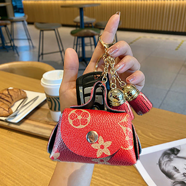 Louis Vuitton Tassel Coin Purse Keychain
