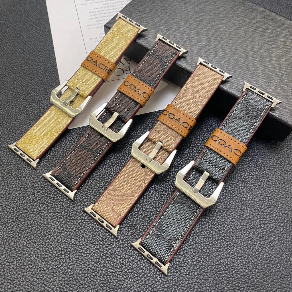 Luxury Coach Apple Watch Band – Leather Strap for Apple Watch Ultra - Serene