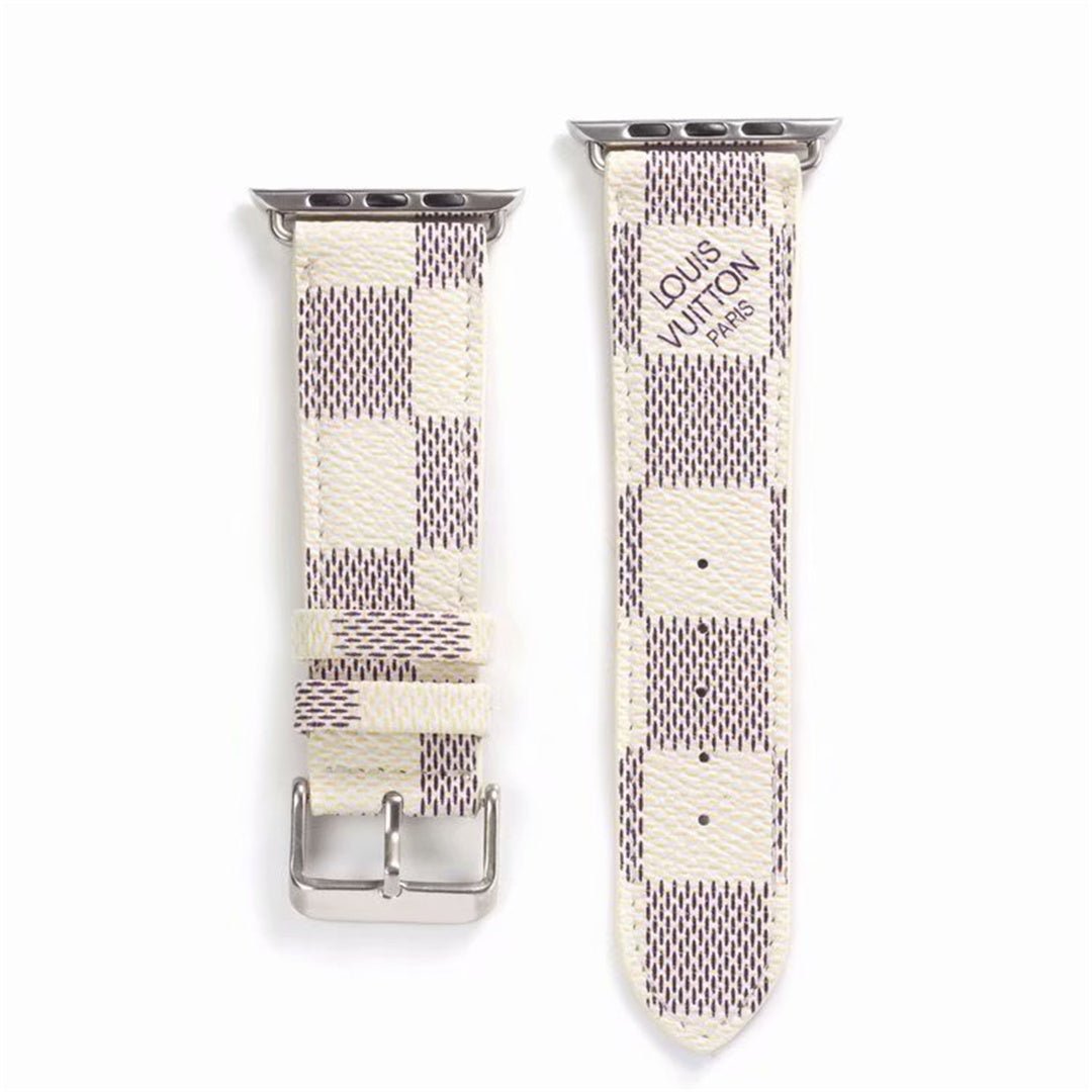 Luxury Louis Vuitton Apple Watch Band – Monogram & Damier Leather Strap - Serene