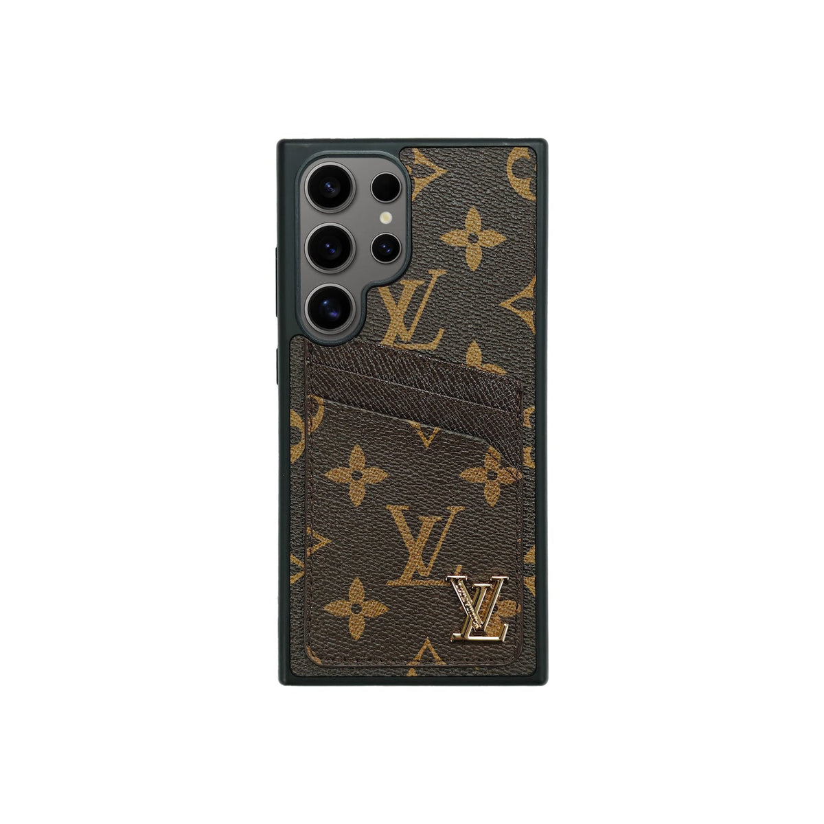 Luxury Louis Vuitton Monogram Samsung S26 Ultra Cardholder Case - Serene