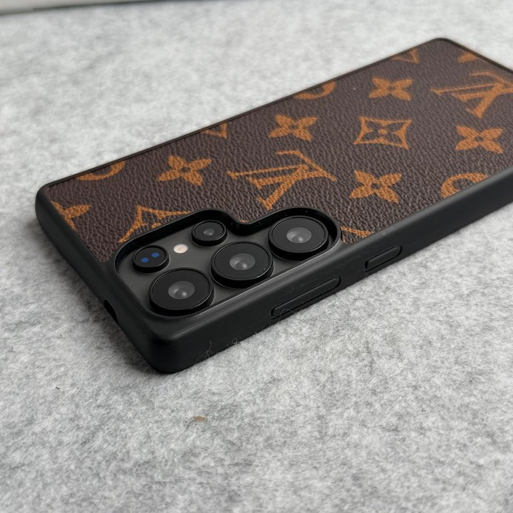 Luxury Louis Vuitton Samsung Galaxy S26 Ultra Case – Monogram PU Leather Cover - Serene