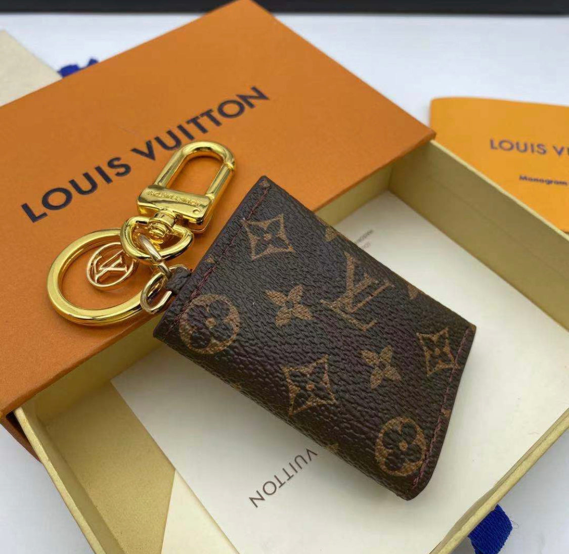 Louis Vuitton Monogram Mini Wallet Keychain