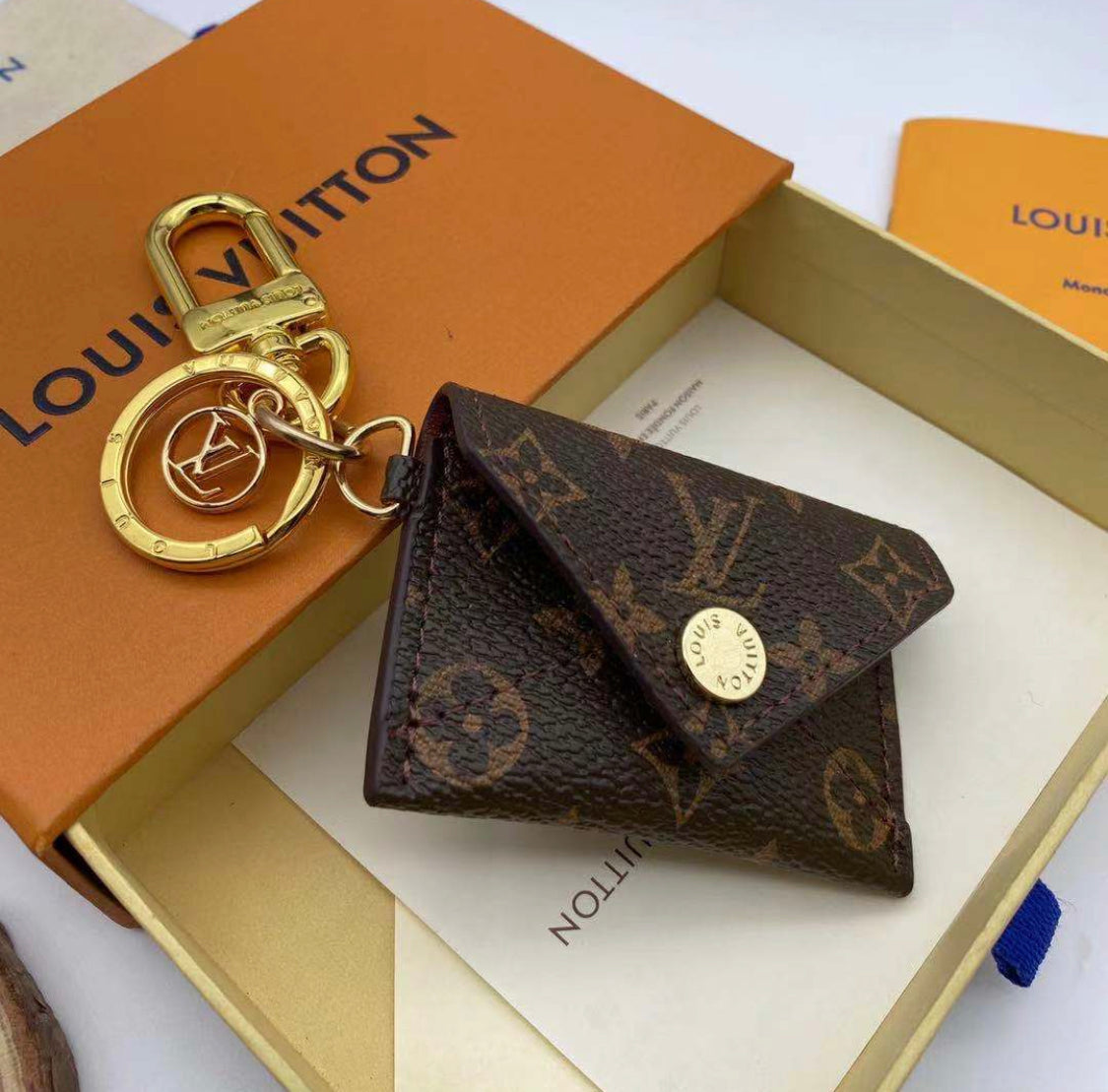 Louis Vuitton Monogram Mini Wallet Keychain