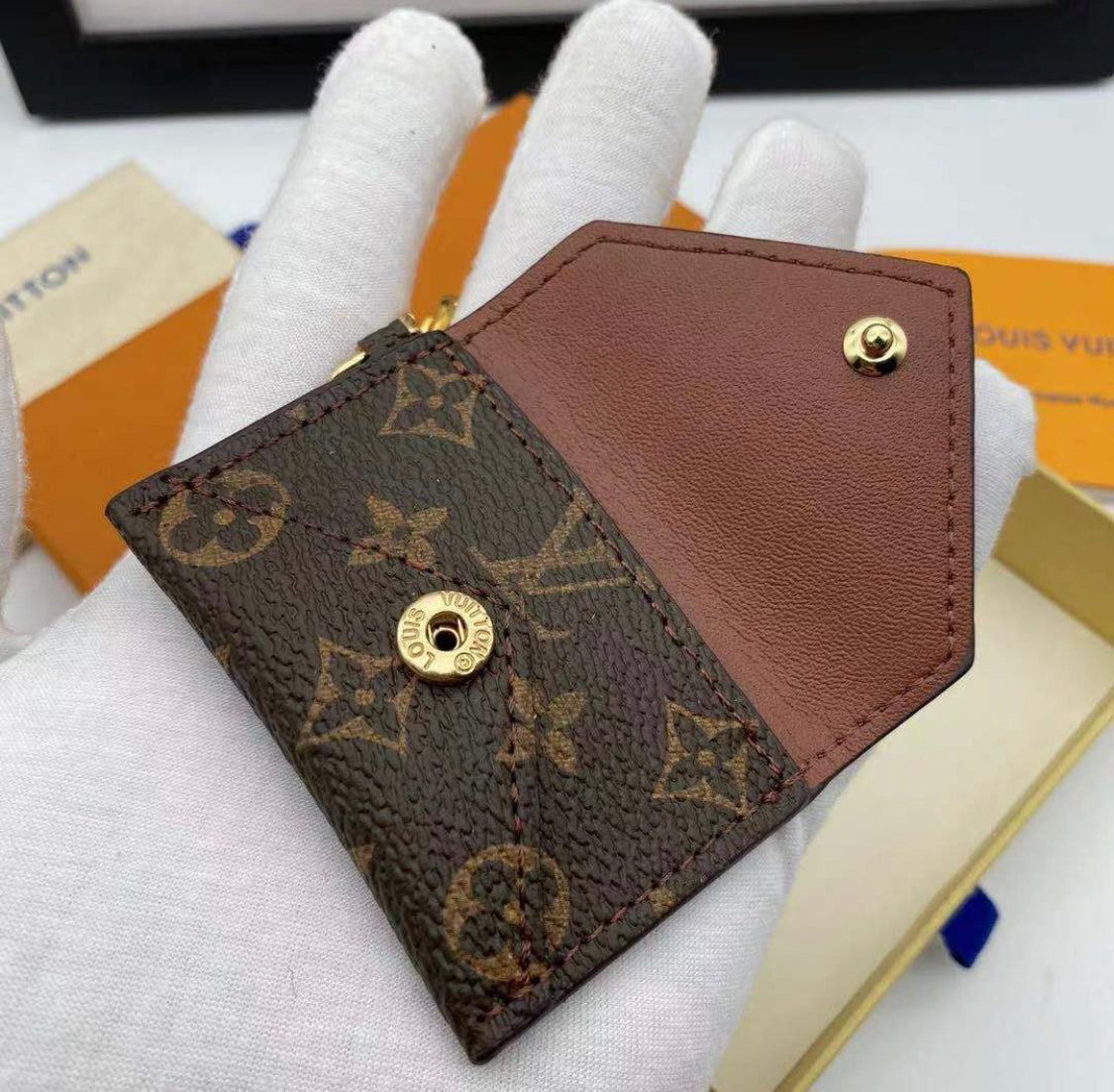 Louis Vuitton Monogram Mini Wallet Keychain