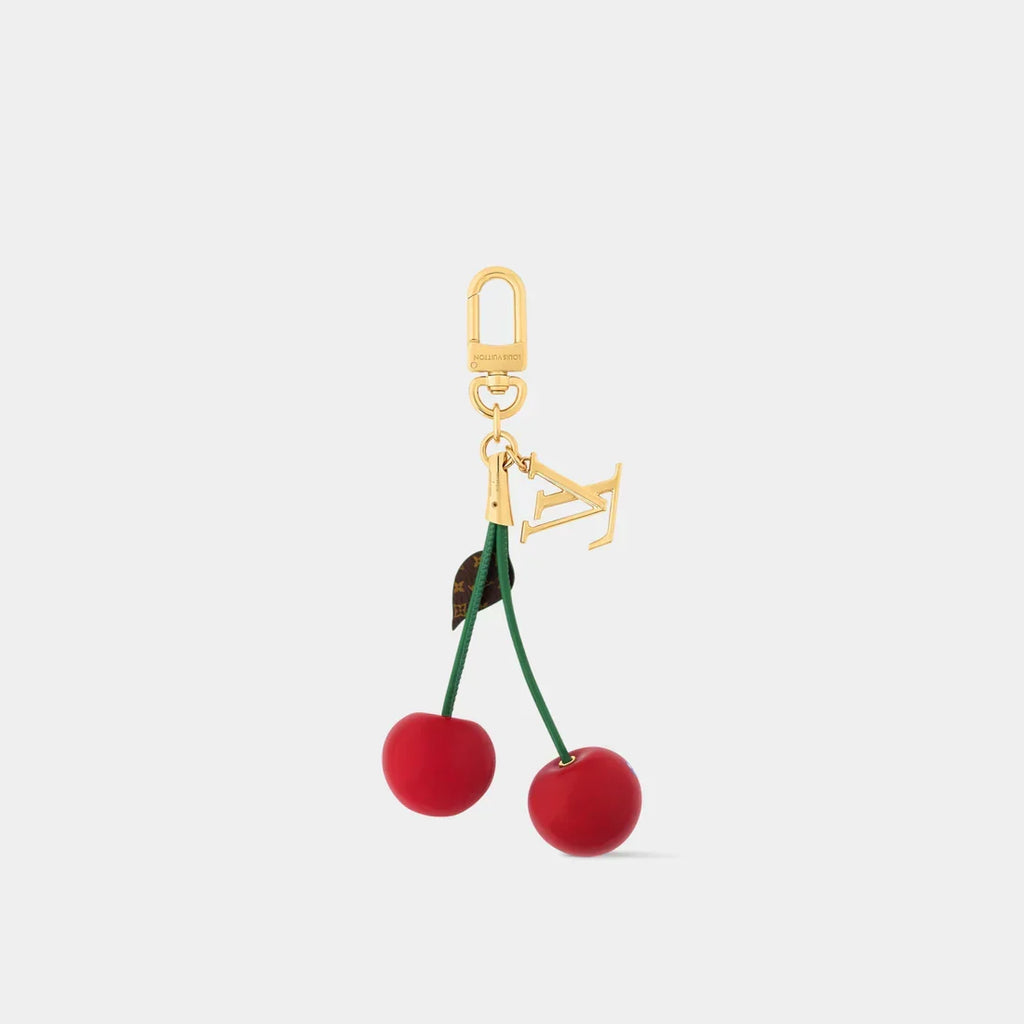 Louis Vuitton Cherry Monogram Bag Charm Keychain