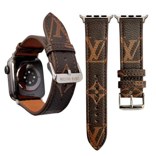 Luxury Louis Vuitton Apple Watch Band – Monogram & Damier Leather Strap