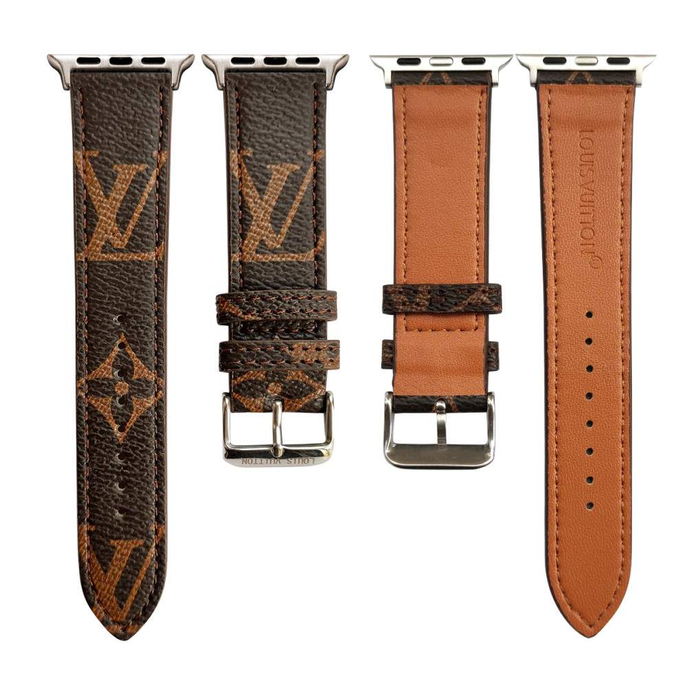 Luxury Louis Vuitton Apple Watch Band – Monogram & Damier Leather Strap