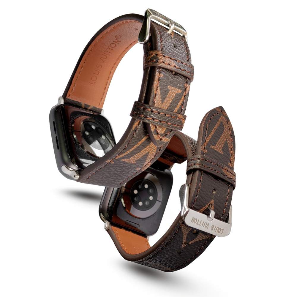 Luxury Louis Vuitton Apple Watch Band – Monogram & Damier Leather Strap