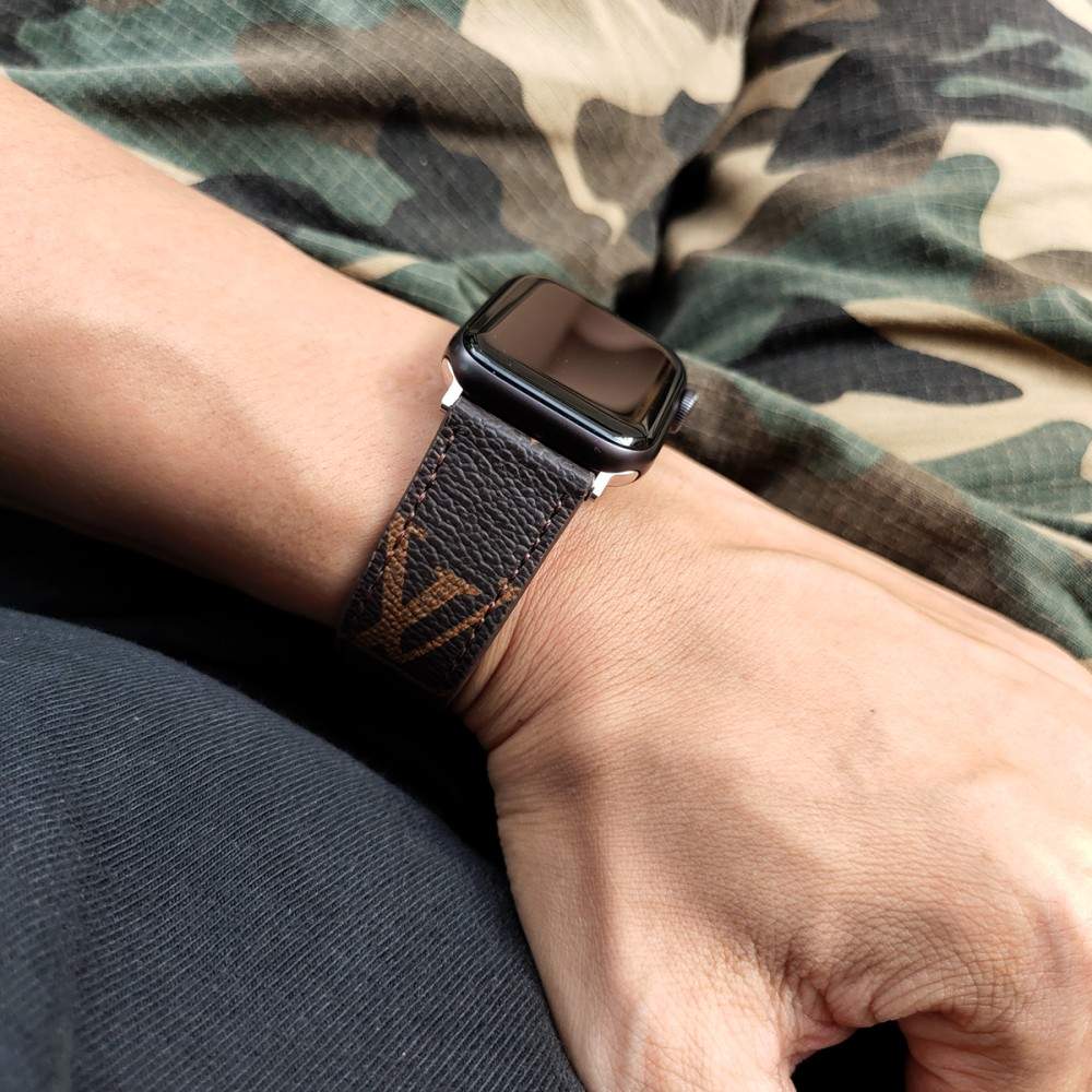 Luxury Louis Vuitton Apple Watch Band – Monogram & Damier Leather Strap