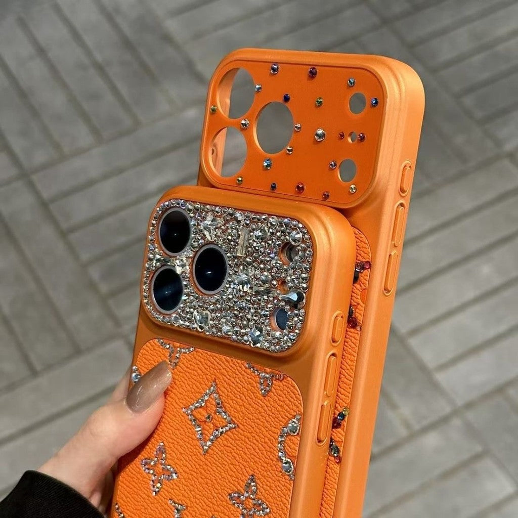 Louis Vuitton iPhone 18 Pro Case – Glitter Crystal Luxury Cover Rhinestone